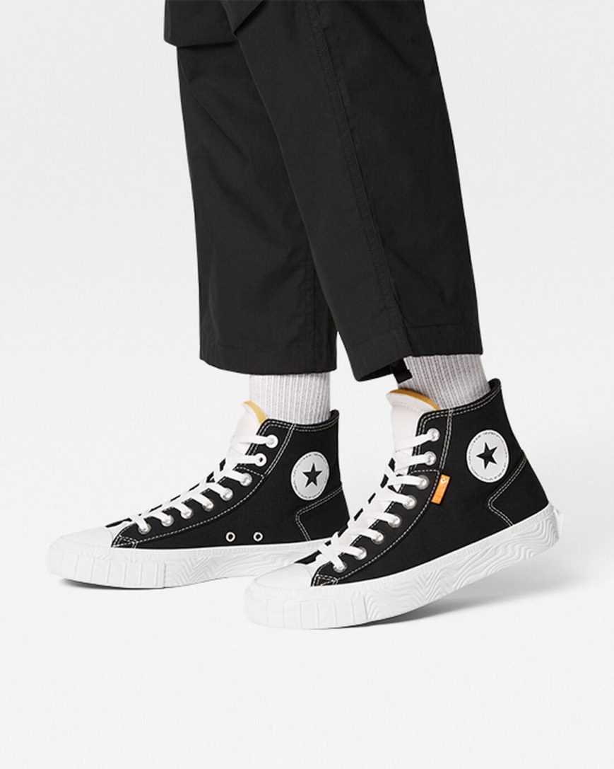 Women's Converse Chuck Taylor Alt Star Canvas High Top Shoes Black / White | AU 109C6K